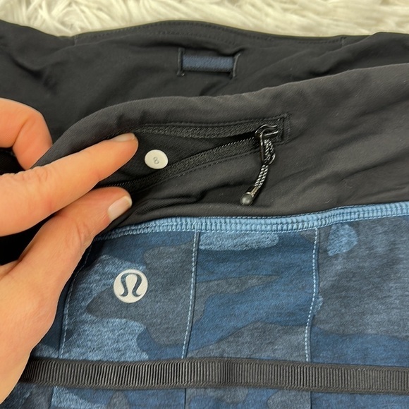 Lululemon Run: Pace Setter Skirt Heathered Texture Lotus Camo Oil Slick - Picture 8 of 8